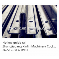 Construction material/elevator part/hollow guide rail for elevator